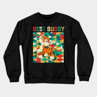 Best Buddy Tiger Crewneck Sweatshirt